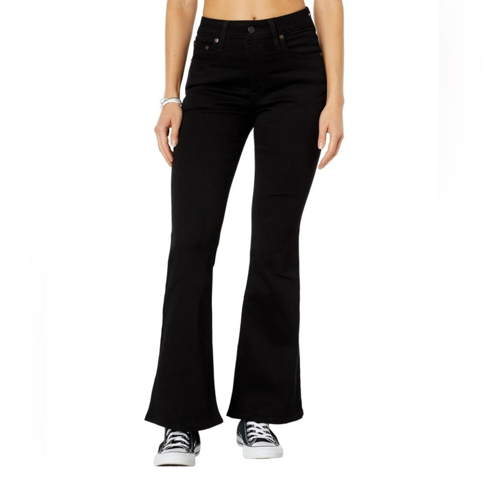 Levi's® Women's 726 High Rise Flare Jeans Size 26 Black Denim